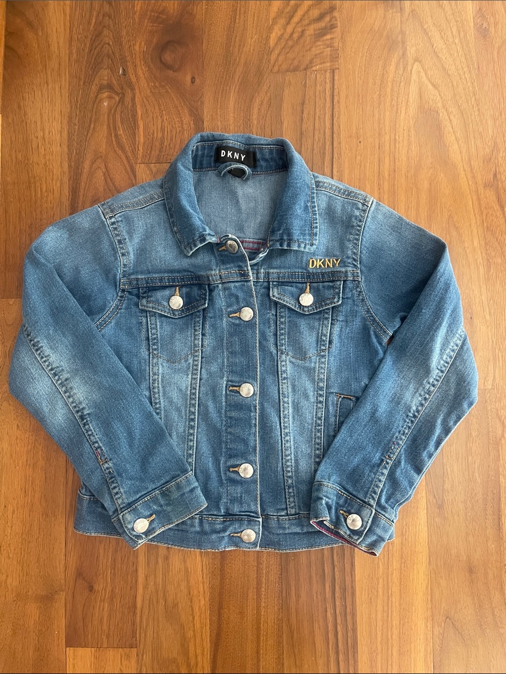 DKNY Lightwash Denim Jean Jacket -Size 6